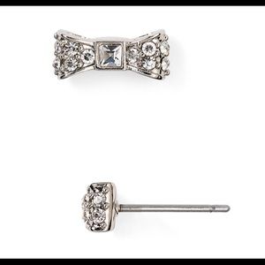 Kate Spade Silver Bow Earrings